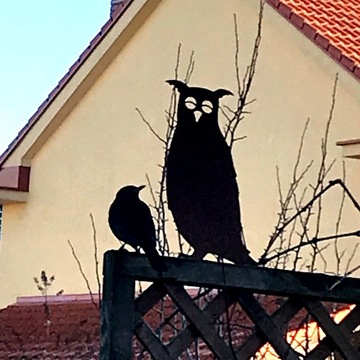 Садовые украшения - Мудрая Сова Нила