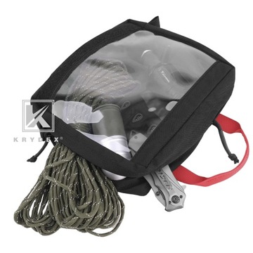 Большая прозрачная верхняя вставка Krydex для хранения органайзера в тактическом рюкзаке D3