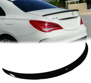 Mercedes CLA W117 C117 spoiler lotka na klapę black połysk lip z ABSu