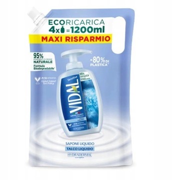 VIDAL mydło w płynie zapas 1200 ml TALK SENSITIVE