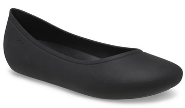 Crocs 209384-001 Brooklyn Flat czarne wsuwane buty baleriny W9 39-40