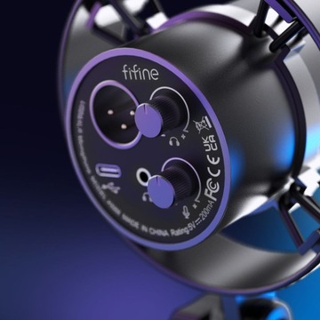 ДИНАМИЧЕСКИЙ МИКРОФОН FIFINE K688 USB XLR ДЛЯ КОМПЬЮТЕРНОЙ РАДИОСТУДИИ PRO+