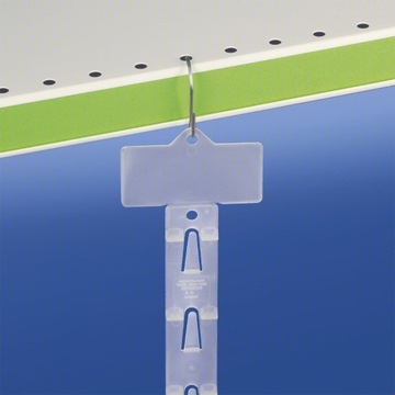 Широкий галстук с 12 крючками и местом для логотипа.