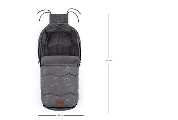 PETITE&MARS Warmy 4в1 Серый зимний спальный мешок