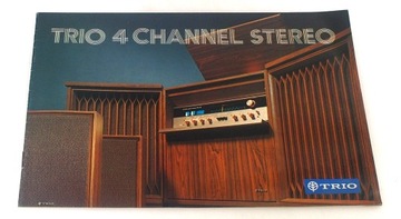 TRIO 4 CHANNEL STEREO HiFi PROSPEKT JAPAN 1970