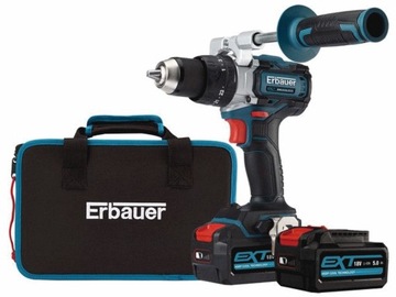 Wkrętarka udarowa Erbauer 18 V 2 x 5 Ah