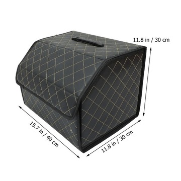 Кожаный органайзер в багажник автомобиля.