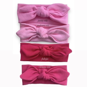 РЕБРИСТАЯ ПОВЯЗКА НА ГОЛОВУ ПИН-АП ФУКСИИ