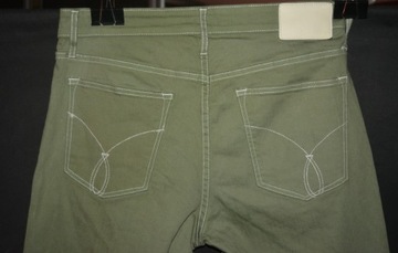 Jeansy Calvin Klein 33/32 khaki