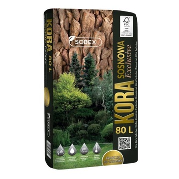 Sobex Kora sosnowa Exclusive 80 L frakcja 5 - 12 c