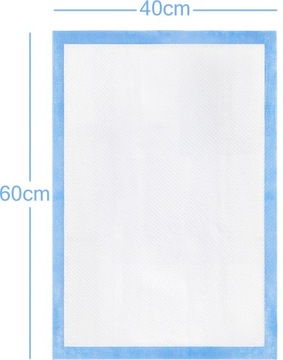 PODKŁADY HIGIENICZNE chłonne MATY DLA PSA nauka sikania MERSJO 40x60 50szt