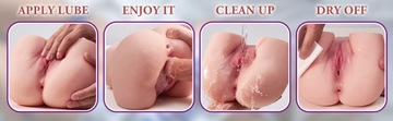 Masturbator Anal Pochwa Sztuczna Cipa Wagina