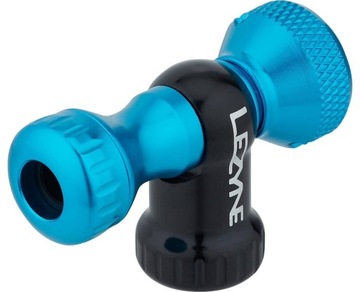 Комплект насоса Lezyne CONTROL DRIVE CO2 BLUE - картридж 16 г + клапан + крышка