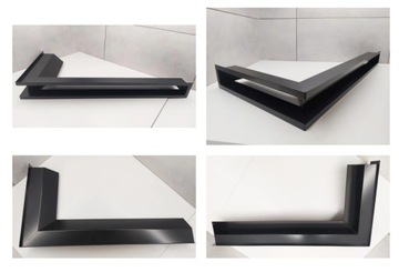 УГОЛ ЛЮФТ СЕТКА 800х400х90 черный левый