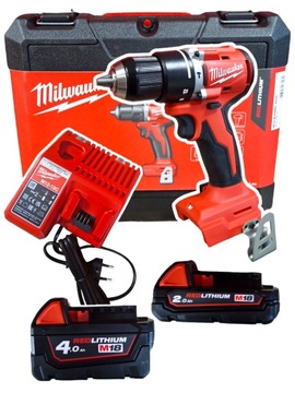 Wiertarko-wkrętarka udarowa Milwaukee M18BLPDRC 18V 60Nm 2Ah 4Ah walizka