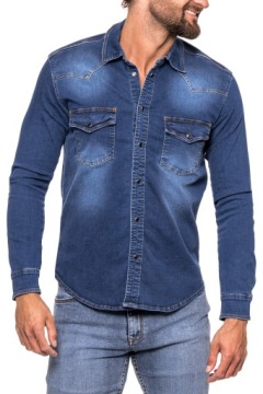 ДЖИНСОВАЯ РУБАШКА МУЖСКАЯ - STANLEY JEANS No3 - M