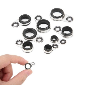 Портативные направляющие для удочки, кольца для лески, телескопическая направляющая для удочки, 33 шт.