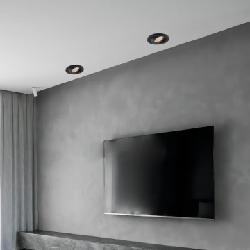 Светильник встраиваемый ЛАГОС черный *** 1П