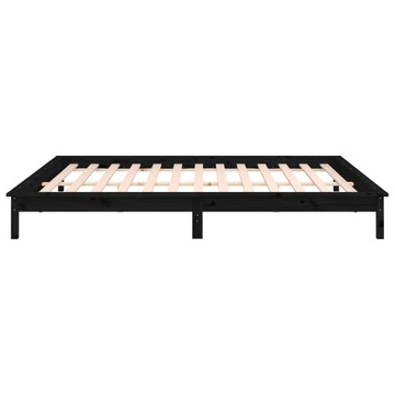 Лумарко Каркас кровати со светодиодом, черный, 120х190 см, двуспальный