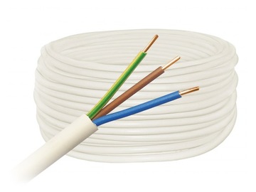 Przewód kabel elektryczny YDY okrągły drut 3x1,5mm