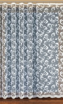 MG ШТОРА жаккардовая 31630 БЕЛАЯ высота 250см 0,5м