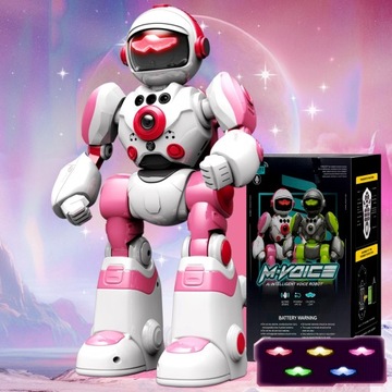 Программируемый музыкальный танцующий игрушечный робот - Pink Warrior