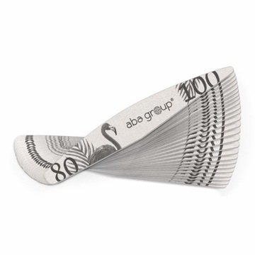 Pilnik do Paznokci 100/180 Wings Standard Aba Group Zestaw 25 szt