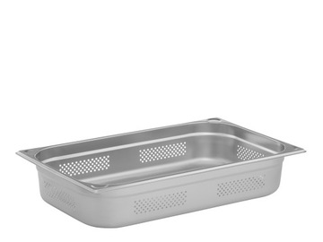 POJEMNIK GN 1/1 100 MM STAL NIERDZEWNA GASTRONOMICZNY PERFOROWANY TECHNICA