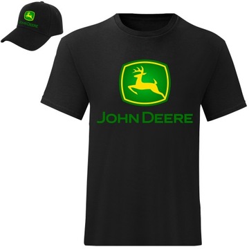 ФУТБОЛКА МУЖСКАЯ JOHN DEERE, ФЕРМЕР, РАЗМЕР XL + ШЛЯПА