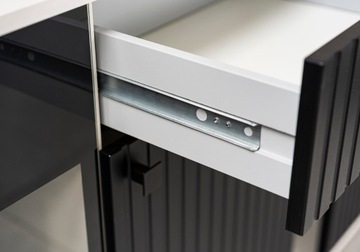 Сальса черный ремесленный шкаф с комодом