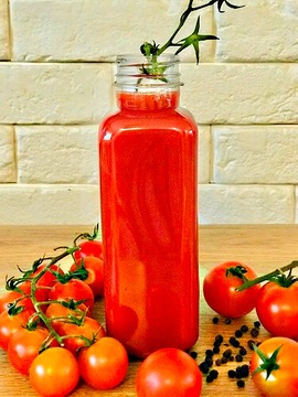 BUTELKA KWADRATOWA BUTELKI PET Z NAKRĘTKĄ 250ML (10) RED PLAST