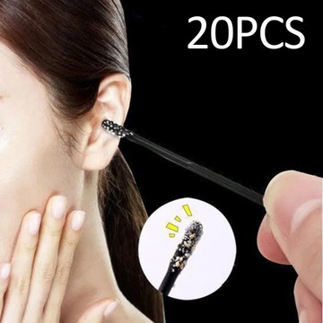 20 ушных палочек, высокое качество, простая в использовании спираль