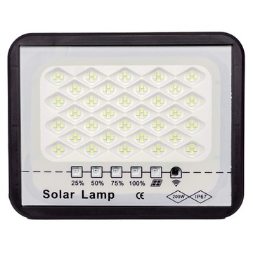 LAMPA NAŚWIETLACZ HALOGEN LED SOLARNY 200W