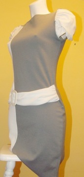 Sukienka elegancka szara myszka M / 9 / 38 Pole