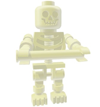 SZKIELET LEGO Uchwyt na Papier Toaletowy KOŚCIOTRUP Wieszak Ścienny