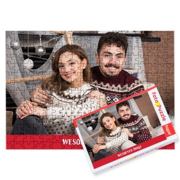 Пазл со своим принтом, фотографией и надписью, фотопазл в подарок + коробка