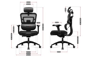 Huzaro Combat 7.0 Черное эргономичное игровое кресло
