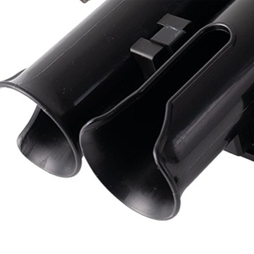 Держатель велосипедной удочки вмещает две удочки.