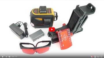 Многолинейный перекрестный лазер CROSS 3DG, определяющий НАКЛОНЫ Зеленый лазер