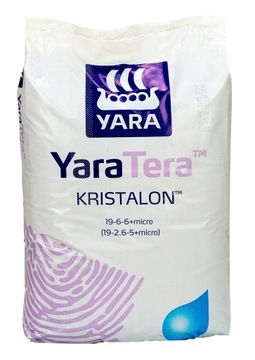 Yara Tera Kristalon Fiolet 19-6-6 25kg NAWÓZ
