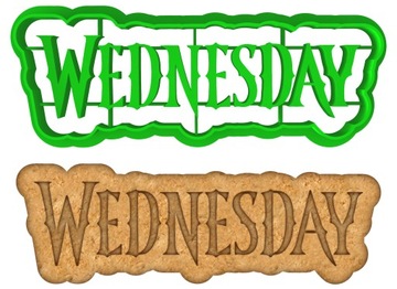 Foremka Wykrawacz Addams Logo Wednesday 1 10cm