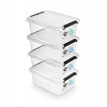 4 x POJEMNIK PUDEŁKO ORGANIZER SZPILKI BUTY 12,5 L