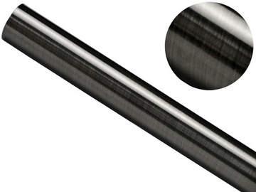 19 mm / 140 cm RURKA metalowa do karnisza ANTRACYT