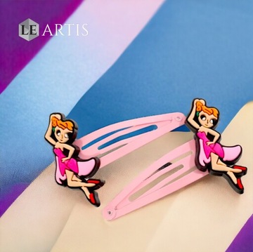 Запонки металлические детские с резиновым декором.