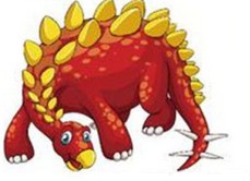 MGJ NAKLEJKA APLIKACJA NAPRASOWANKA Dinosaur J37