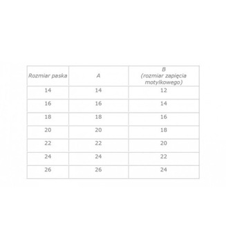 Zapięcie motylkowe do paska Horido srebrne 18 mm