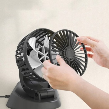 МОЩНЫЙ ВЕНТИЛЯТОР, ДВОЙНОЙ АВТОМОБИЛЬНЫЙ ВЕНТИЛЯТОР, 12 В