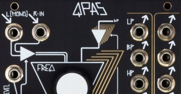Make Noise QPAS — четырехъядерный стереоаналоговый фильтр