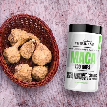 Hiro.Lab Maca 120 caps TESTOSTERON UP LIBIDO UP
