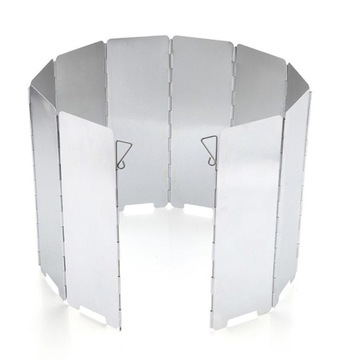 OSŁONA PRZECIWWIATROWA DO KUCHENKI PALNIKA SKŁADANA KONSTRUKCJA 24x84 CM